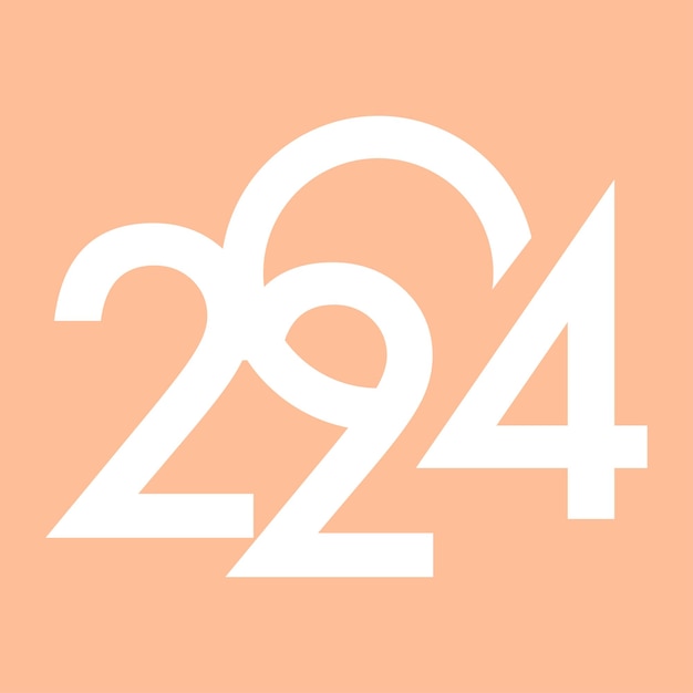 Buen año nuevo 2024 plantilla de diseño cartel de felicitaciones cartel de cartel fondo xA