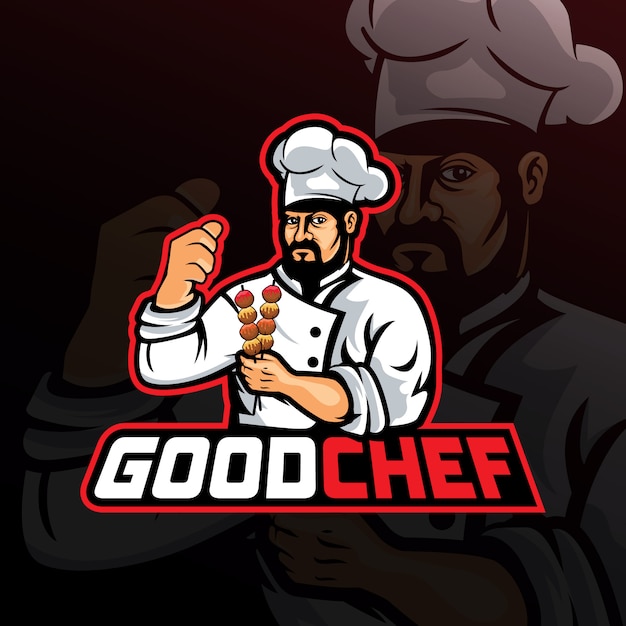 Buen Chef Mascot Logo Vector