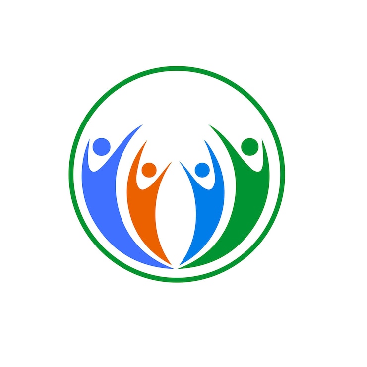 Buen diseño de logotipo de ayuda.