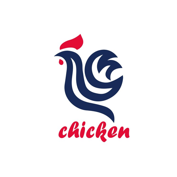 buen diseño de logotipo de pollo