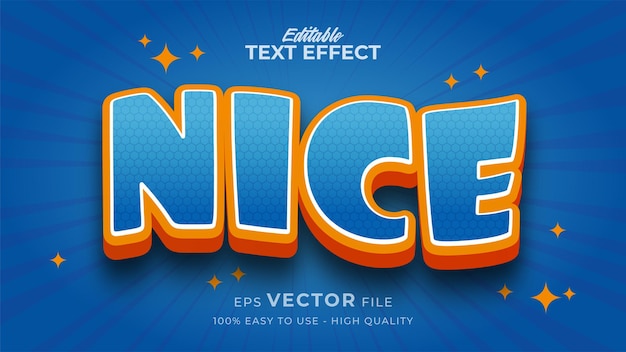 Buen efecto de texto editable