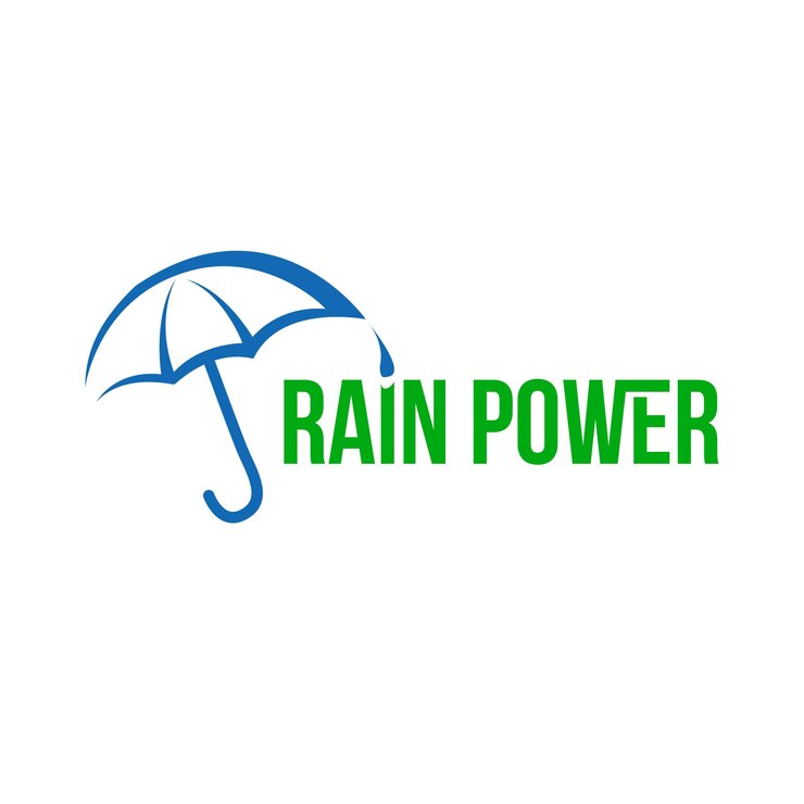 buen logotipo de paraguas para la lluvia
