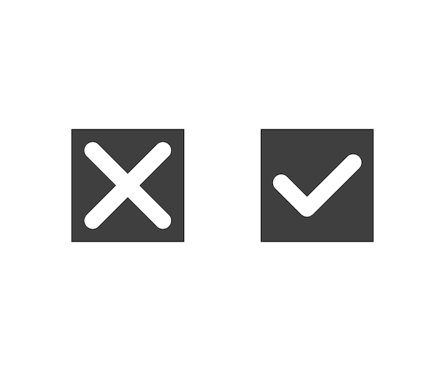 Buen vector de icono Signo de éxito empresarial Símbolo de mejor calidad de aprobación de certificado verificado correcto aceptado confirmar marca de verificación