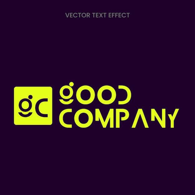 buena compañía en el diseño del logotipo