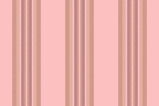 Buena textura de tela líneas de vestimenta de rayas textil vertical patrón vectorial de fondo sin costuras liso en colores claros y naranjas