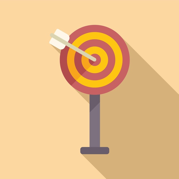 Bullseye en el objetivo con flecha