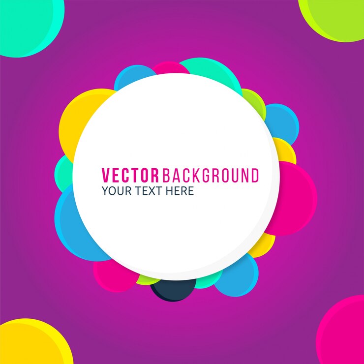 Vector burbuja de fondo abstracto