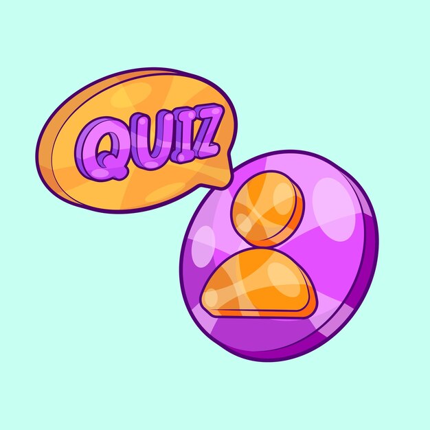 Burbuja de prueba isométrica con ilustración vectorial de símbolo de usuario