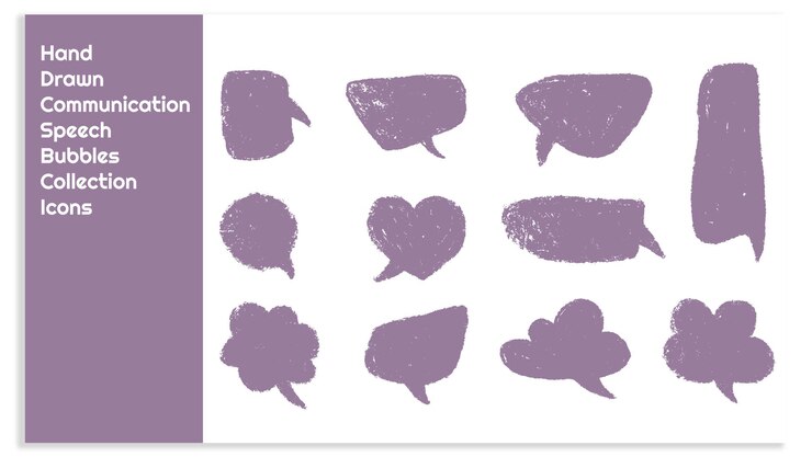 Vector burbujas de discurso de grunge navideño con elementos decorativos de invierno conjunto vectorial