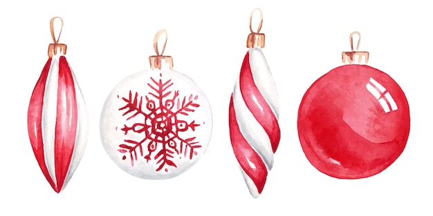 Burbujas Navidad acuarela clipartx9