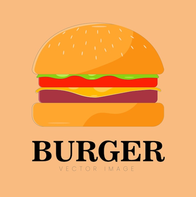 Vector burger vector