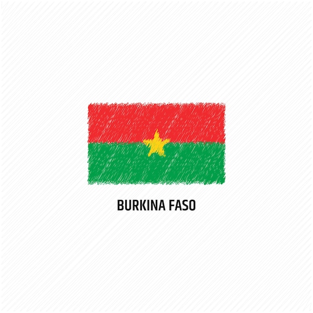 Burkina Faso grunge bandera vector ilustración