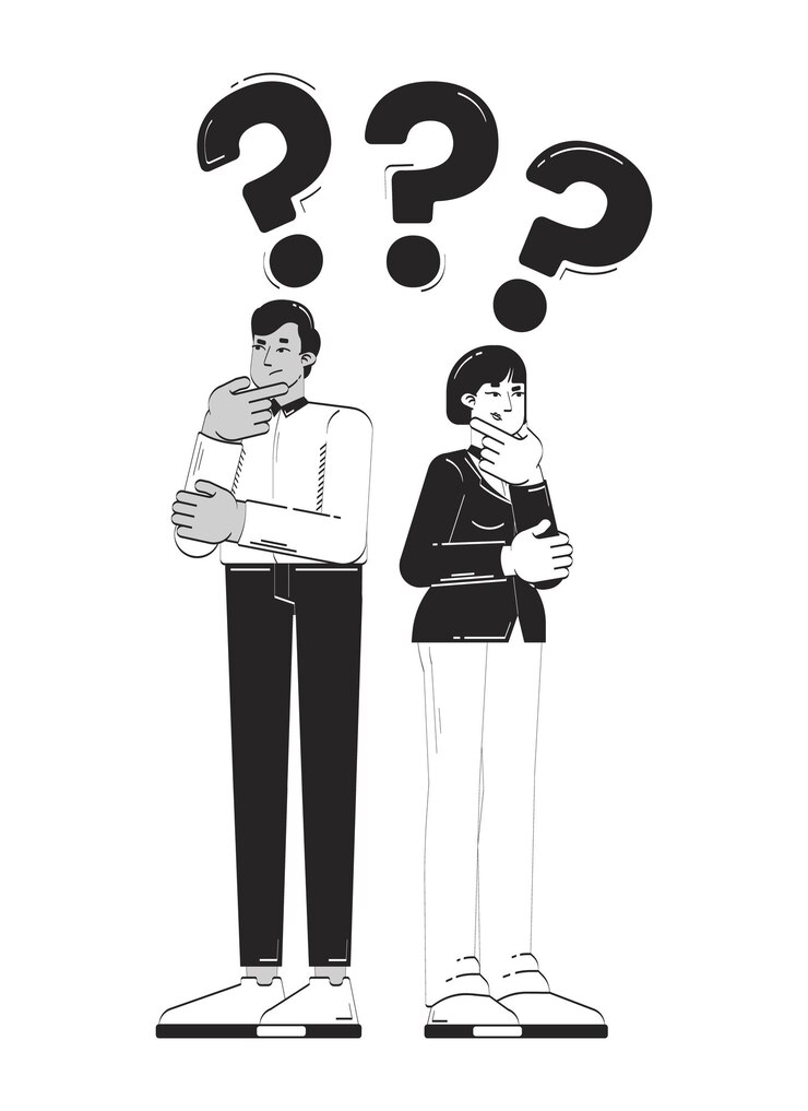 Buscando una solución de negocio concepto de ilustración de línea de garabateo