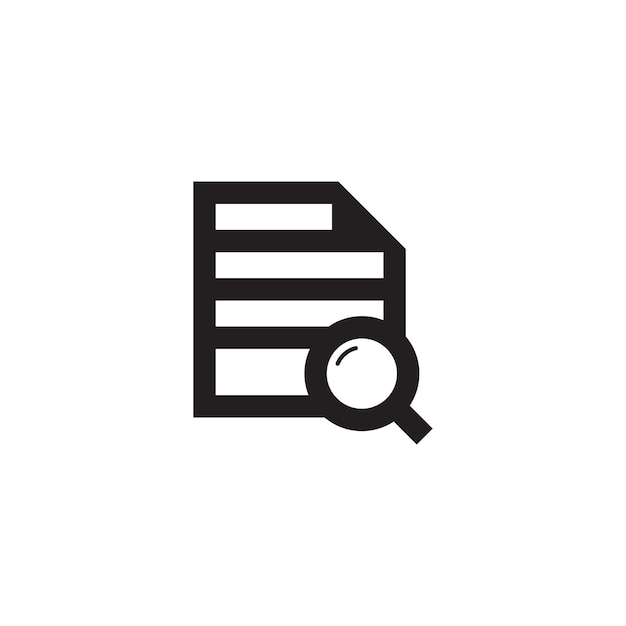 Buscar en el documento Icono Vector Ilustración Plantilla de logotipo