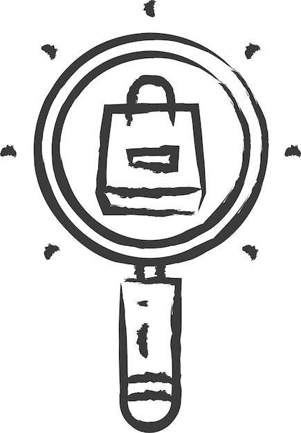 Buscar ilustración vectorial dibujada a mano