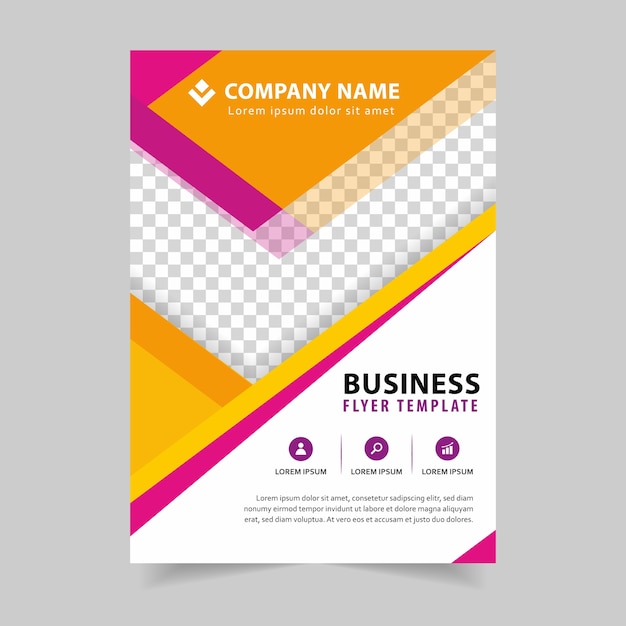 Busines Brochure Flyer design in a4 template