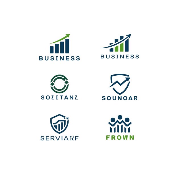 Business and Finance Logo Collection for Growth and Success