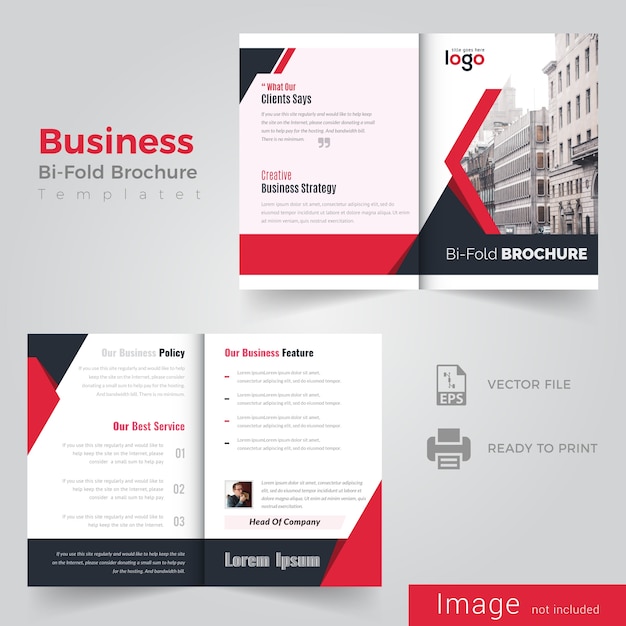 Business Bi fold Brochure Design