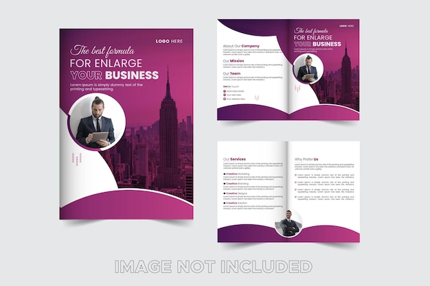 Business Bi fold Brochure Design