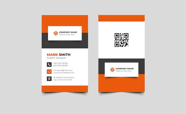 Vector business card