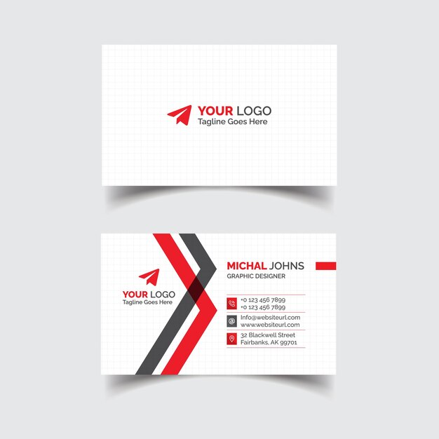 Vector business card