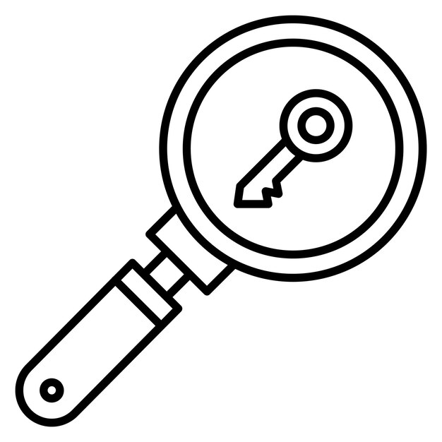 Búsqueda de palabras clave Estilo de la ilustración vectorial