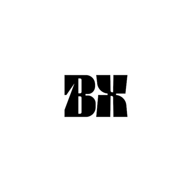 BX monograma diseño del logotipo letra texto nombre símbolo monocromático logotipo alfabeto carácter logotipo simple