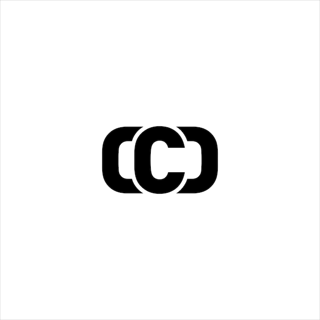 C Diseño del logotipo Ilustración vectorial plana
