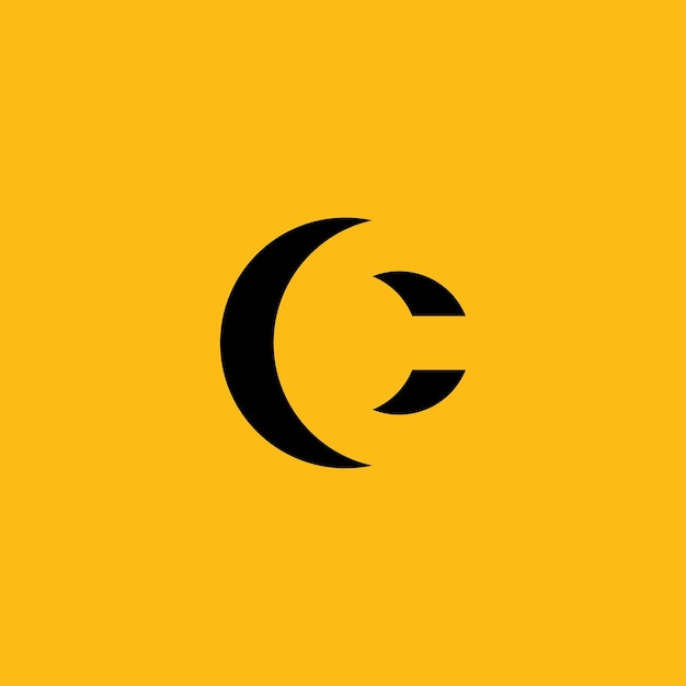 C Diseño de logotipo y plantilla Creative C icono iniciales basadas en letras en vector