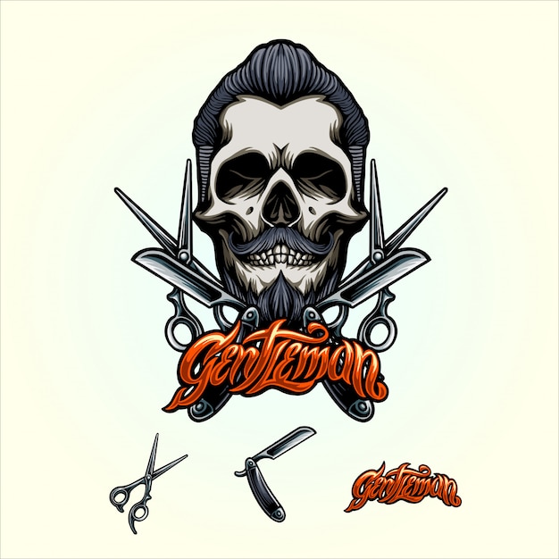 Vector caballero barberskull