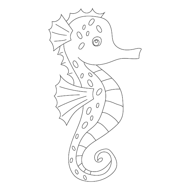 Caballito de mar Clipart Animales acuáticos y animales marinos Clipart