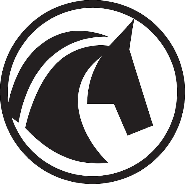 Caballo galopando en la playa Diseño de íconos Gráfico vectorial