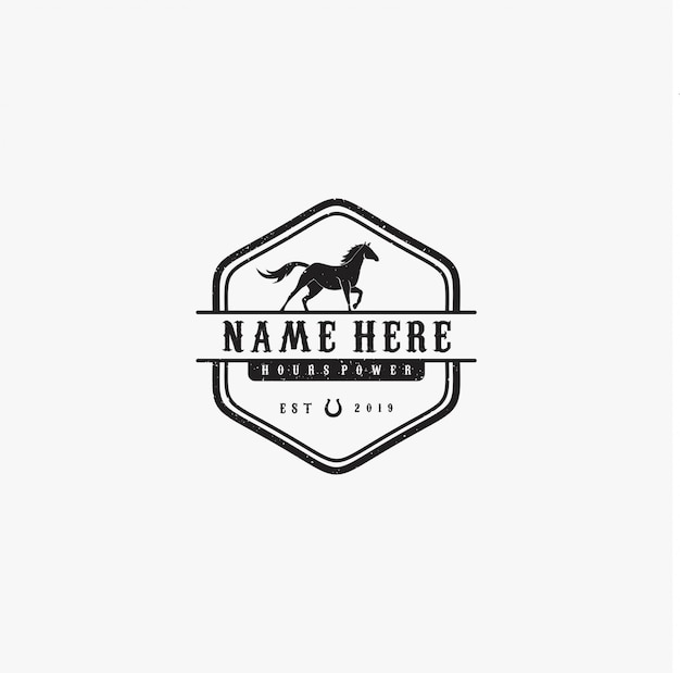 caballo negro vintage