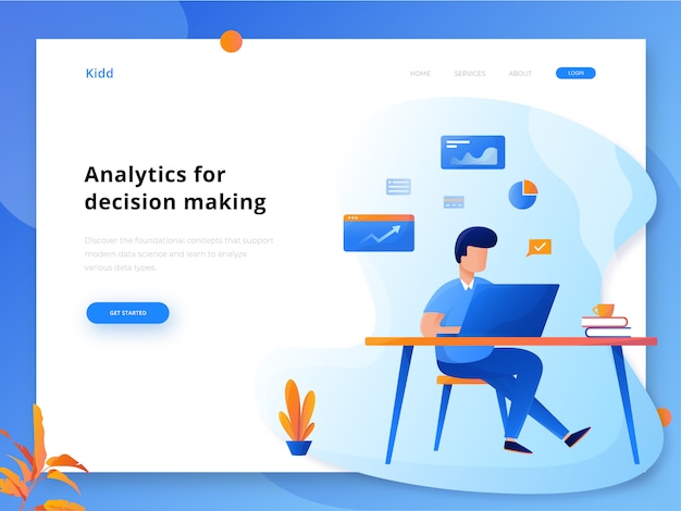 Cabecera web analytics