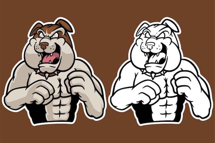 Vector cabeza de animales 102