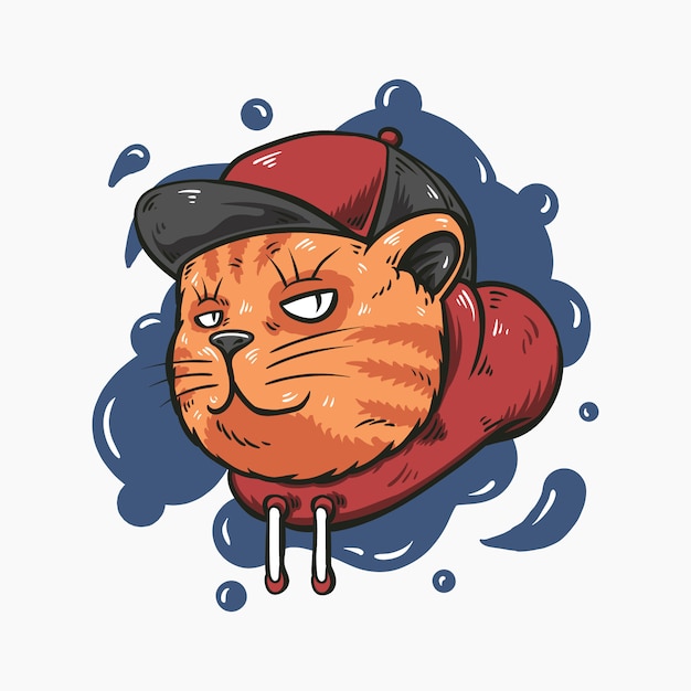 Cabeza de gato fresco