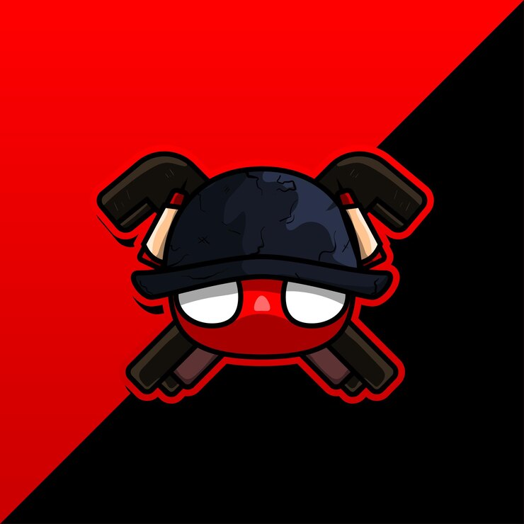 Vector cabeza de hormiga con carácter de vector de atributo de lucha