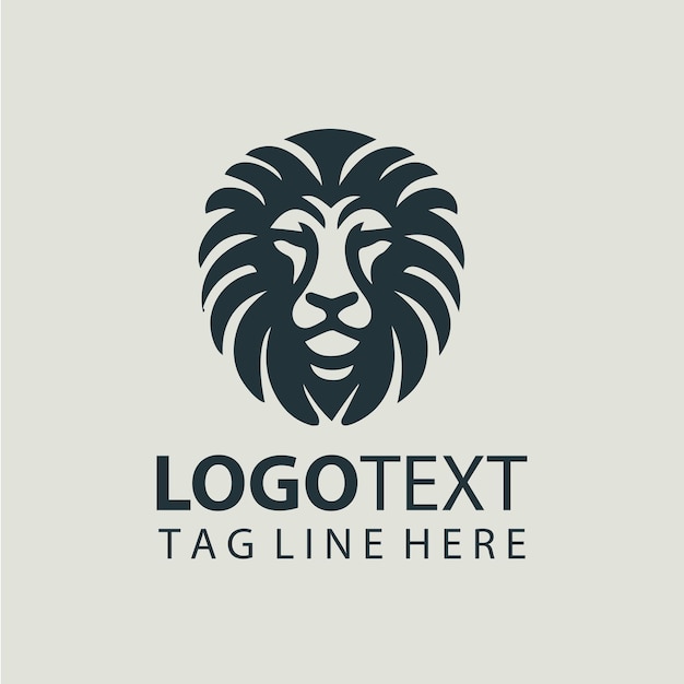 una cabeza de león Ilustraciones vectoriales del logotipo