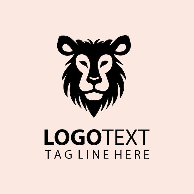 una cabeza de león Ilustraciones vectoriales del logotipo
