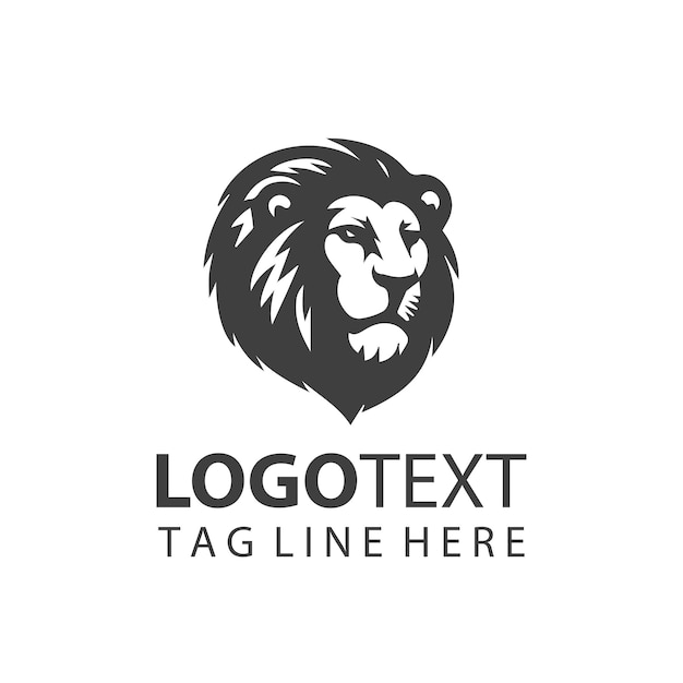 una cabeza de león Ilustraciones vectoriales del logotipo