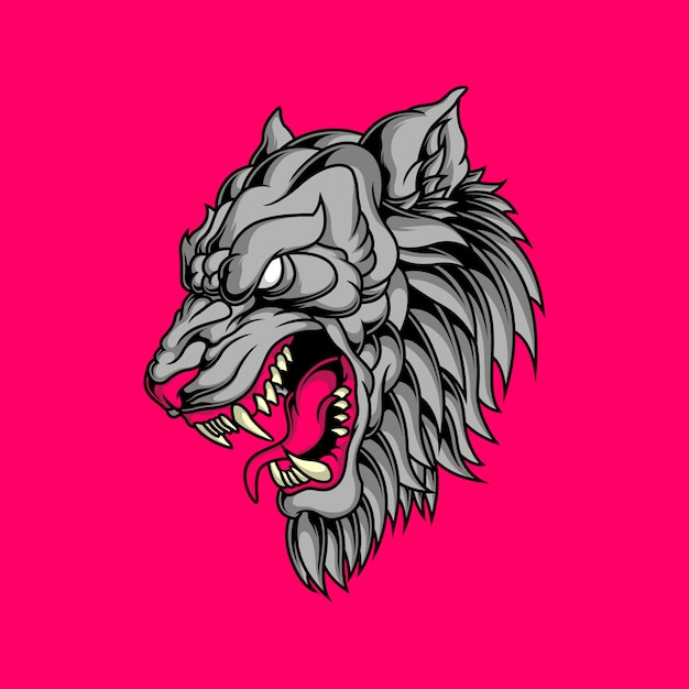cabeza de lobo asesino