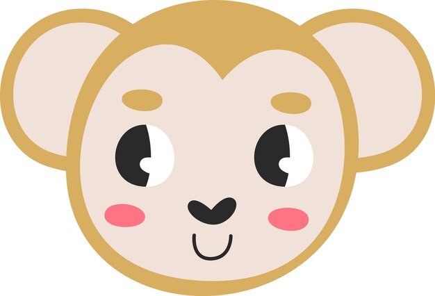 Cabeza de mono es infantil