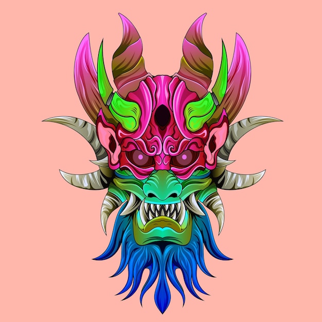 Cabeza de tigre enojada