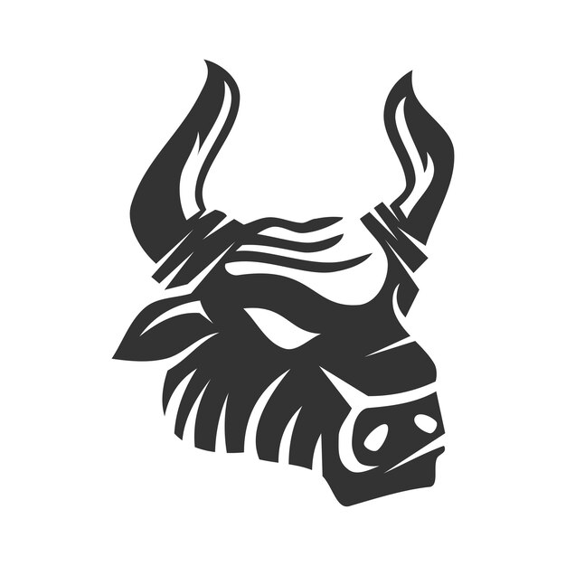 cabeza de toro Icono Ilustración Marca Identidad