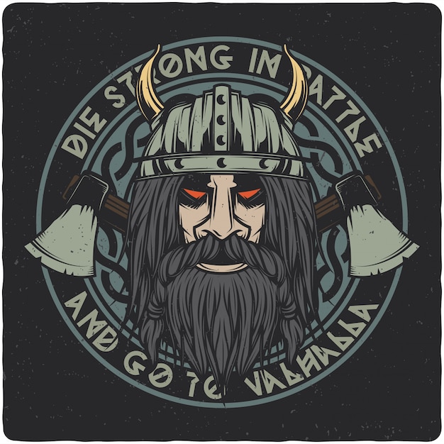 Cabeza de vikingo
