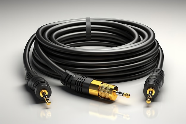 cable con conector de audio