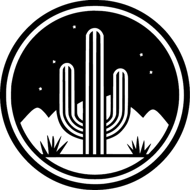 Cactus Logo vectorial de alta calidad Ilustración vectorial ideal para el gráfico de camisetas