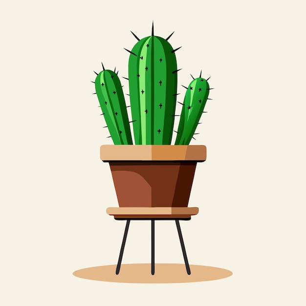 Cactus en una olla