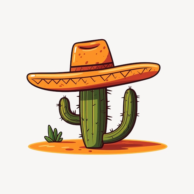 El cactus con un sombrero