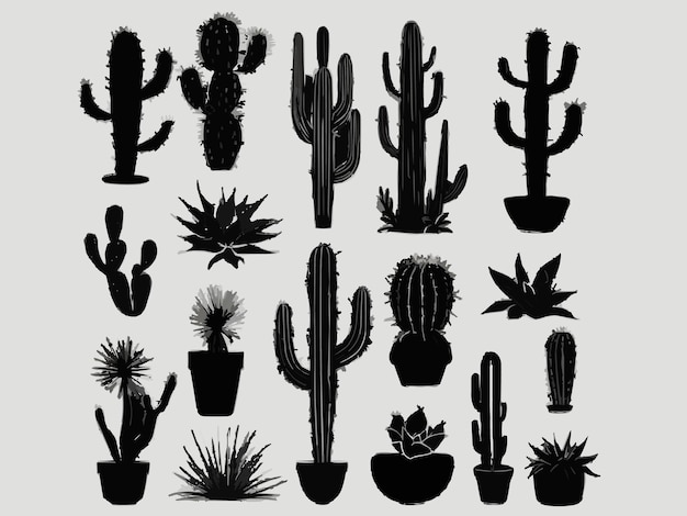 Cactus vectorial